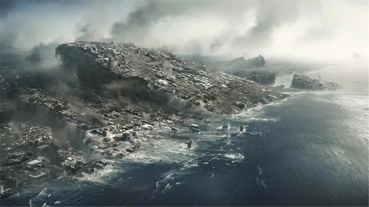 太阳中微子爆发，地球像微波炉一样被加热，大陆板块全部沉没！
